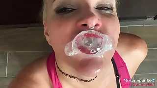 Blowing Cum Bubbles Before Swallow &sol; featuring Stubborn Bestial