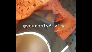 Big booty treacherous shemale Divine Diana twerks