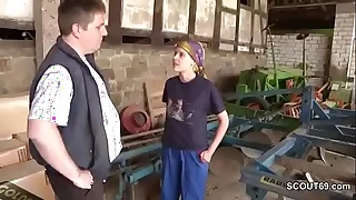 Dad Blocked German Step-daughter and Have sexual intercourse her Outdoor