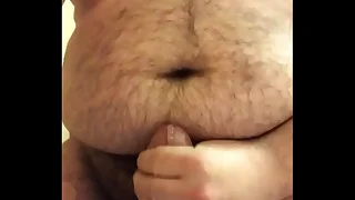 Chubby masturbates in orgasm