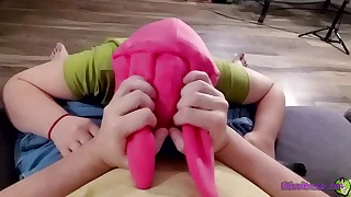 Louise and Gene are all grown up&comma; and she's downward to put her bootless to work by interupting Gene's game time roughly a BJ and doggy