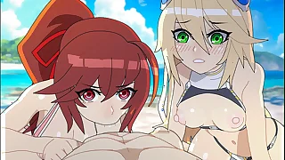 Beach Incident - Blazblue Hentai