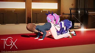 Anime Gaming Nobara Copulation Wide Futanari Jujutsu Hentai Yuri Bull dyke